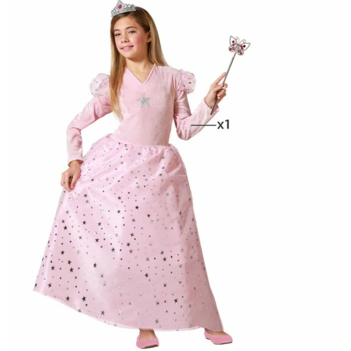 BigBuy Carnival Déguisement Fée Rose avec Étoiles, 3-4 Ans BigBuy Carnival Déguisement Fée Rose avec Étoiles, 3-4 Ans