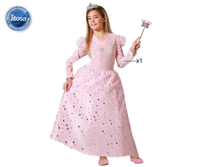 BigBuy Carnival Déguisement Fée Rose avec Étoiles, 3-4 Ans BigBuy Carnival Déguisement Fée Rose avec Étoiles, 3-4 Ans