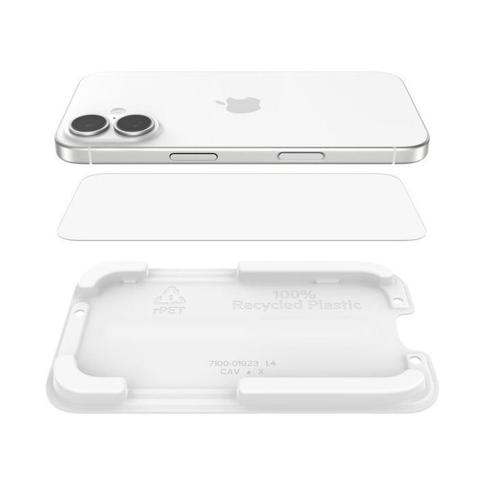 Belkin OVA237HQ Protection écran verre trempé recyclé pour iPhone 17 Pro / Pro Max, 9H, 0.29mm