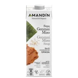 Amandin Sopa Genmai Miso Bio 1L Lot de 6