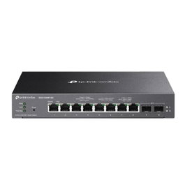 Omada SG2210XMP-M2 - Commutateur réseau 8 ports PoE+ 2.5 GbE et 2 ports SFP+ 10 GbE, fanless, gestion Omada SDN, 160 W