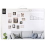 Home Deco Factory Lot de 12 Cadres Photo en Bois et Noir