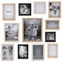 Home Deco Factory Lot de 12 Cadres Photo en Bois et Noir