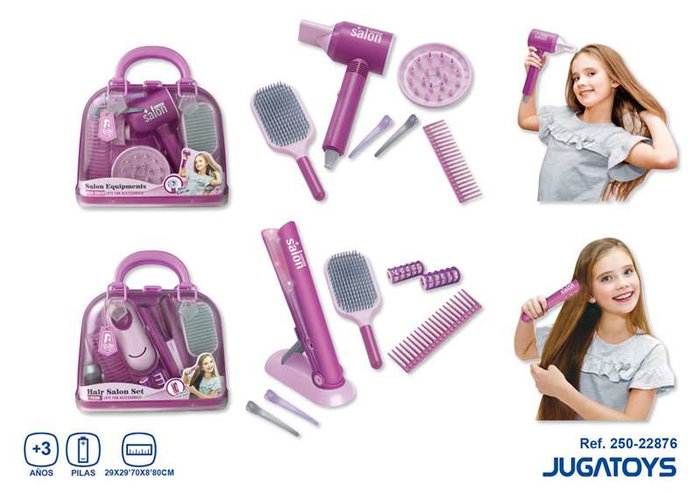 Jugatoys - ponteguap@ Mallette de beauté avec sèche-cheveux et accessoires Jugatoys - ponteguap@ Mallette de beauté avec sèche-cheveux et accessoires