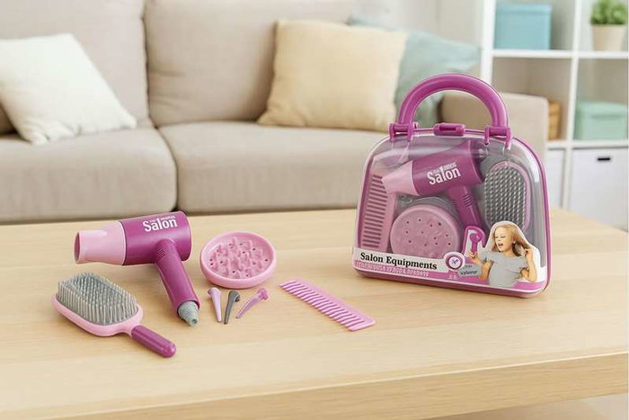 Jugatoys - ponteguap@ Mallette de beauté avec sèche-cheveux et accessoires Jugatoys - ponteguap@ Mallette de beauté avec sèche-cheveux et accessoires