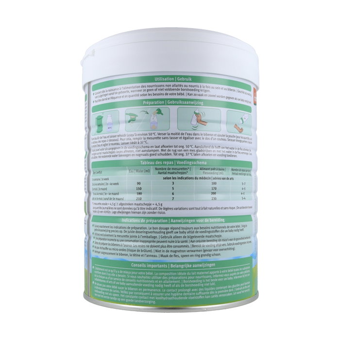 Holle Lait de Chèvre pour Nourrissons N°1 Biologique 800g Holle Lait de Chèvre pour Nourrissons N°1 Biologique 800g