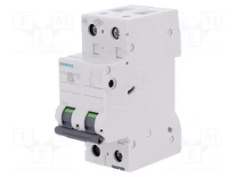 SIEMENS 5SL6201-7 Disjoncteur 2 Pôles 1A 400VAC 6kA