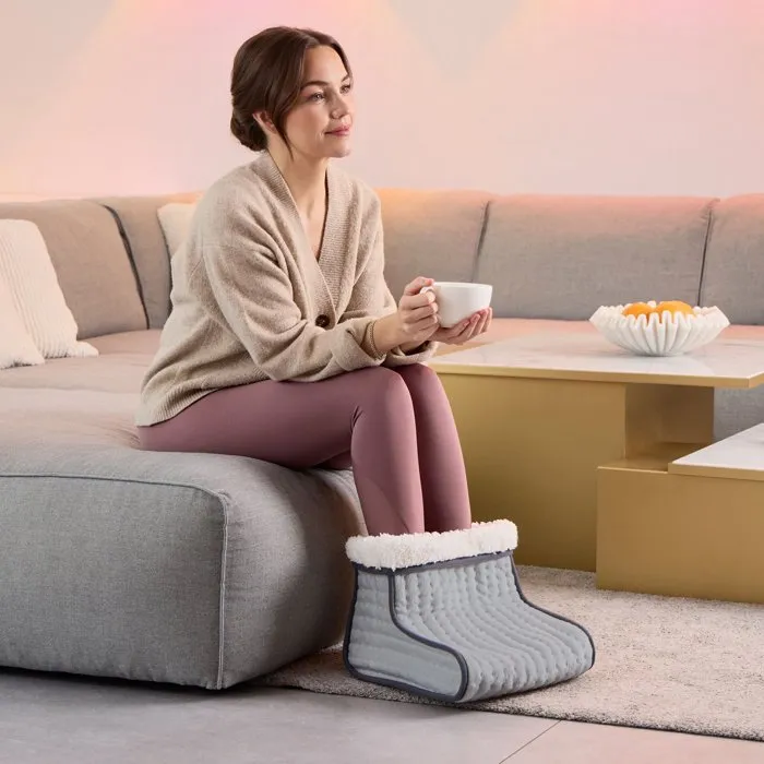 Medisana FW 120 Chauffe-pieds spacieux 6 températures Minuteur Polaire lavable polaire gris Medisana FW 120 Chauffe-pieds spacieux 6 températures Minuteur Polaire lavable polaire gris