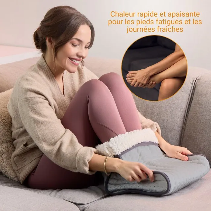 Medisana FW 120 Chauffe-pieds spacieux 6 températures Minuteur Polaire lavable polaire gris Medisana FW 120 Chauffe-pieds spacieux 6 températures Minuteur Polaire lavable polaire gris