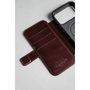 Nomad Modern Leather Folio iPhone 17 Pro Burgundy Horween
