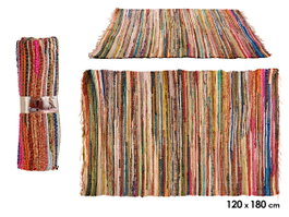 Giftdecor Jarapa Multicolore en Coton 120x180 cm (Set de 4)