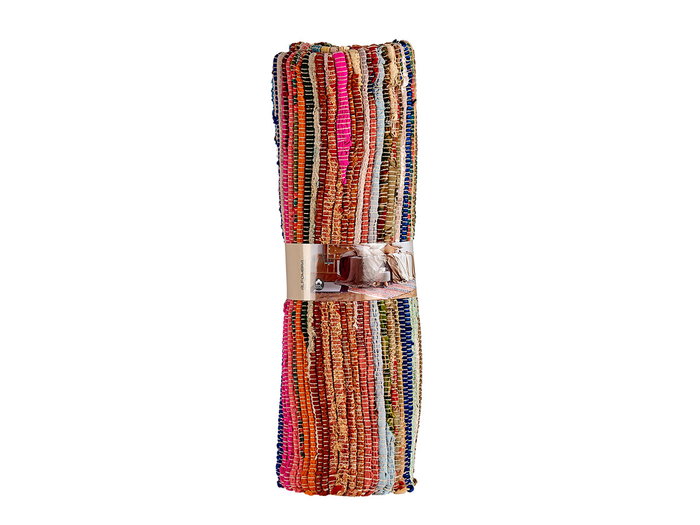 Giftdecor Jarapa Multicolore en Coton 120x180 cm (Set de 4)