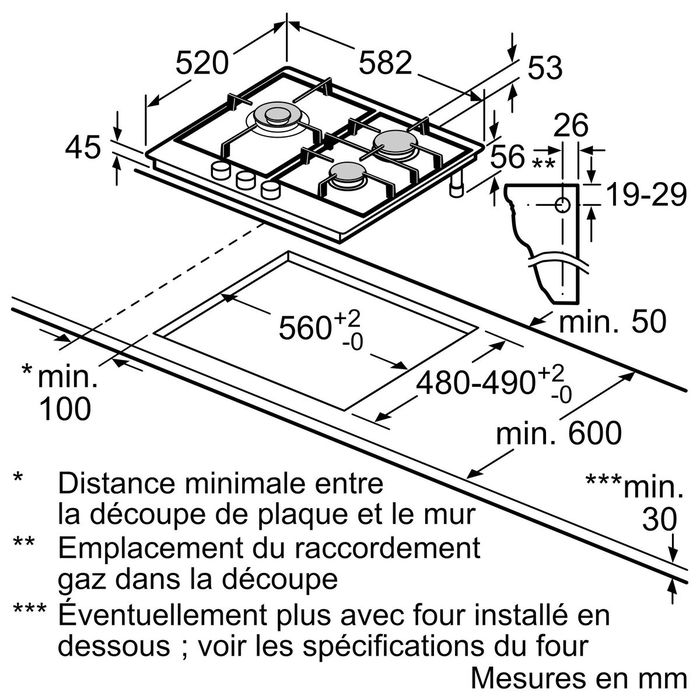 Plaque à Induction BOSCH PCC6A5I90 60 cm