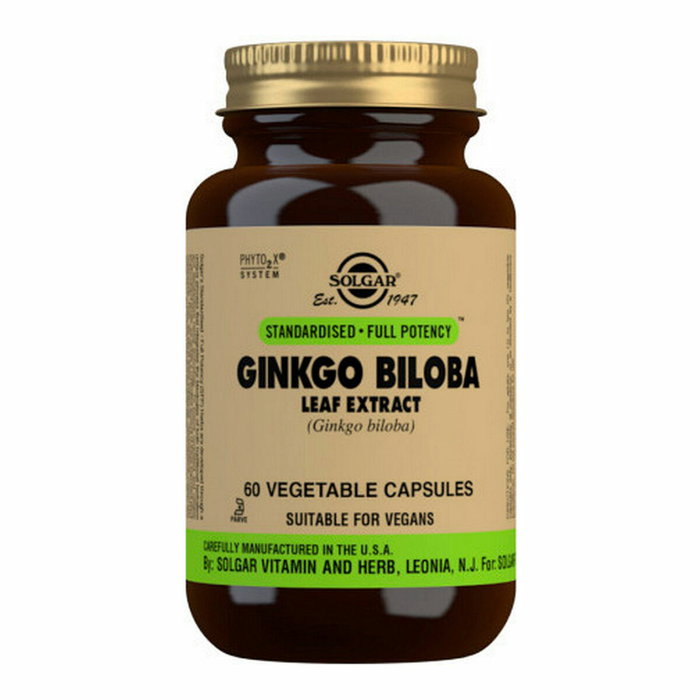 Solgar Ginkgo Biloba 60 gélules végétales