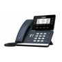 Yealink SIP-T53W Téléphone IP VoIP Professionnel 8 Lignes avec Écran LCD 3.7", Wi-Fi, Bluetooth 4.2, Support PoE, Combiné Filaire Gris