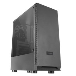 Mars Gaming MCN2 Boîtier Semitorre ATX, Design Minimaliste, Fenêtre Latérale, jusqu'à 4 Ventilateurs