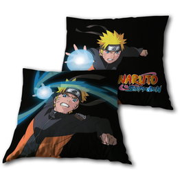 PIERROT Coussin décoratif Naruto Shippuden 35x35 cm - Tissu doux avec motif anime