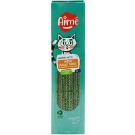 AIMÉ Griffoire pour Chat en Carton Recyclé Double Face avec Senteur Herbe à Chat - Planche à Gratter Rési