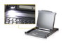 Aten CL1000 - Console LCD KVM avec écran 17" LED intégré, clavier et pavé tactile - Logement rackable 1U Slideaway