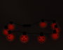Guirnalda Decorativa 92 cm Con Calabazas Naranjas Y Luz Led Para Halloween