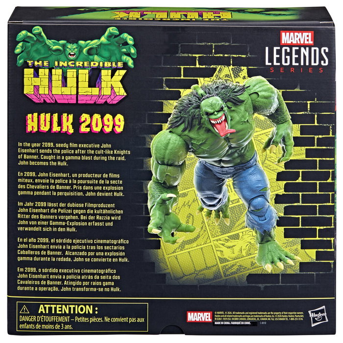 Hasbro Marvel Legends Hulk 2099 - Figurine de collection 15 cm Hasbro Marvel Legends Hulk 2099 - Figurine de collection 15 cm