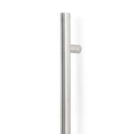JANDEL Manillon Tubulaire Droit LAND 600 mm Effet Inox