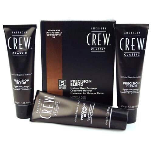 American Crew - Precision Blend Medium Ash 5-6 - Coloration capillaire - 3 tubes de 40 mL