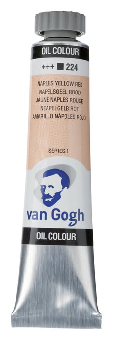 Van Gogh Peinture à l'huile Jaune Naples Rouge 224, 20 ml Van Gogh Peinture à l'huile Jaune Naples Rouge 224, 20 ml