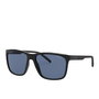 Arnette Lunettes de soleil AUREVOIR BÉBÉ! AN4272 Carrées Homme Bleu 56mm