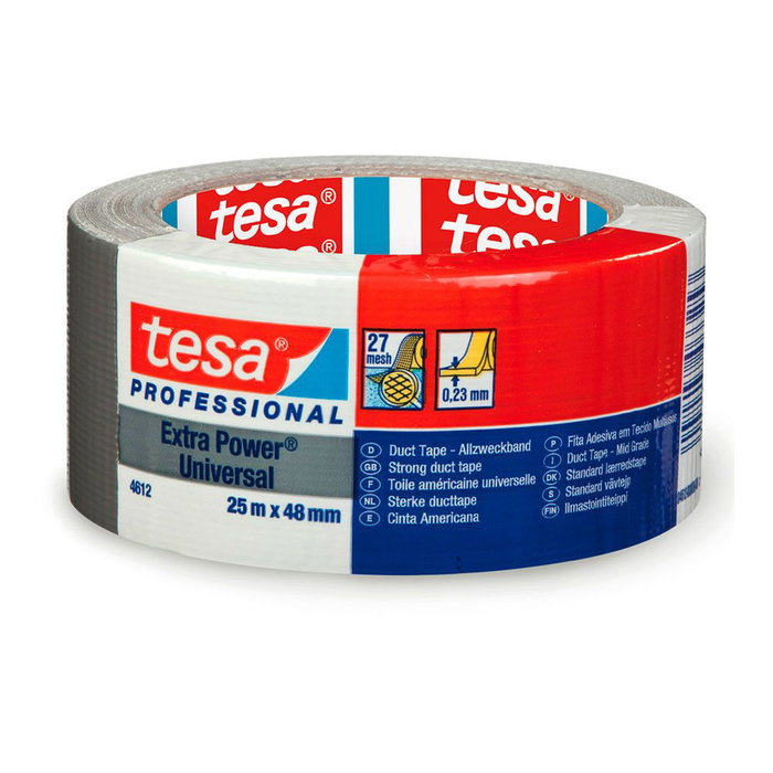 Tesa Cinta americana plata extra power 48 mm x 25 m Tesa Cinta americana plata extra power 48 mm x 25 m