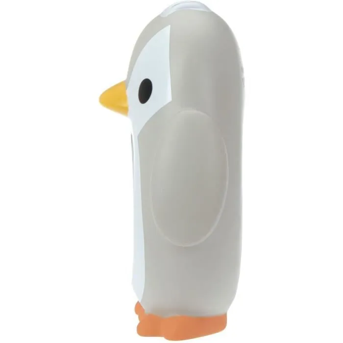 Nuby Thermomètre de Bain pour Bébé avec Écran LCD - Forme Pingouin - Mesure la Température de l'Eau et de la Pièce