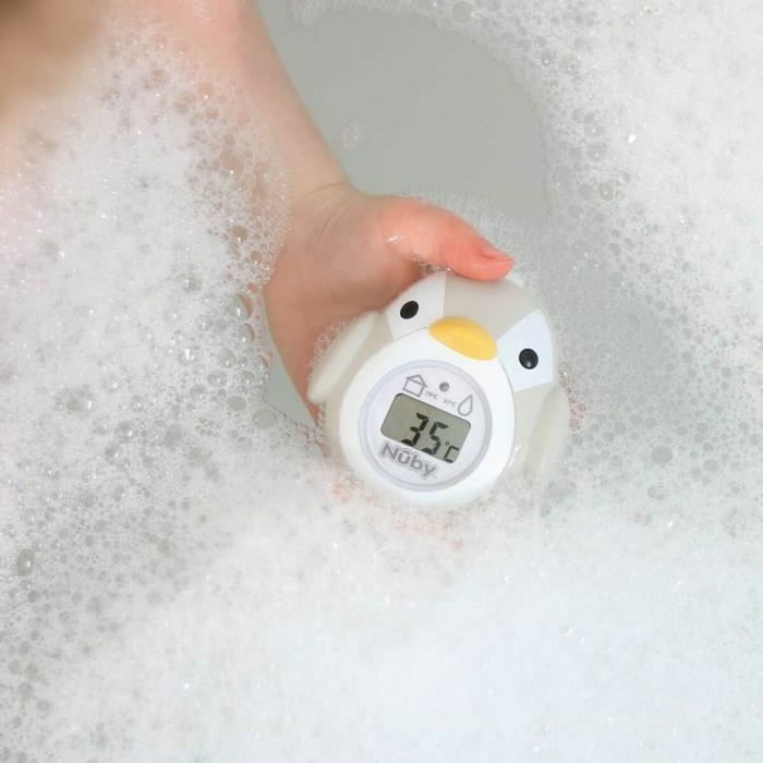 Nuby Thermomètre de bain pour bébé - Pingouin Nuby Thermomètre de bain pour bébé - Pingouin