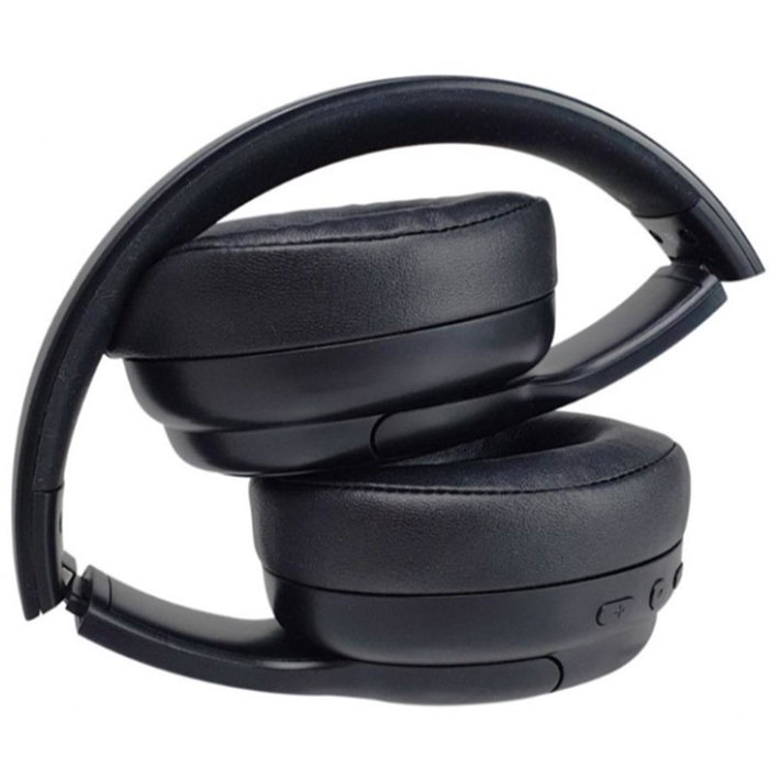 Conceptronic Parris03B Casque Bluetooth 5.4 Sans Fil Noir - Autonomie 30H, Pliable, Over-Ear