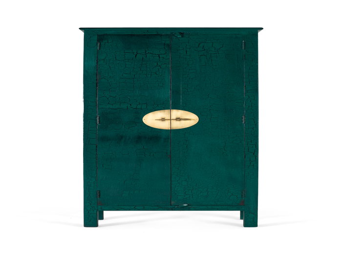 GINER Y COLOMER Armoire à 2 portes en bois de manguier - Verte GINER Y COLOMER Armoire à 2 portes en bois de manguier - Verte