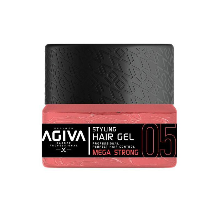 Agiva Styling Hair Gel Mega Strong 05 - Gel coiffant ultra-fixant sans alcool - Format 700 mL Agiva Styling Hair Gel Mega Strong 05 - Gel coiffant ultra-fixant sans alcool - Format 700 mL