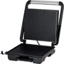 Sencor SBG 3710SS - Grill électrique antiadhésif de 29.8 x 26.8 cm, puissance 2000 W, 3 niveaux de température, avec bac d'égouttage amovible