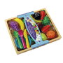 TACHAN Bandeau de fruits jouet en imitation bois pour jeux d'imitation, références T00981, notice en anglais, portugais et espagnol, à partir de 2 ans