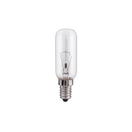 Bombilla incandescente tubulaire transparente 25 W E14