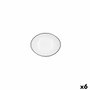Quid Gastro Black Plat à Salade en Porcelaine Noire et Blanche 14x11 cm (12 Unités)