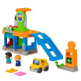 Fisher-Price Playset Little People Station de lavage avec véhicule