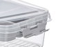 Kipit Boîte Multiusage Assortie Couleurs 26 x 11 x 24 cm en Plastique Beige Gris Vert (Set de 12)