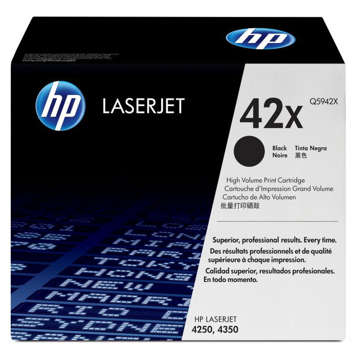 HP Cartouche de toner 42X Noir (Q5942X)