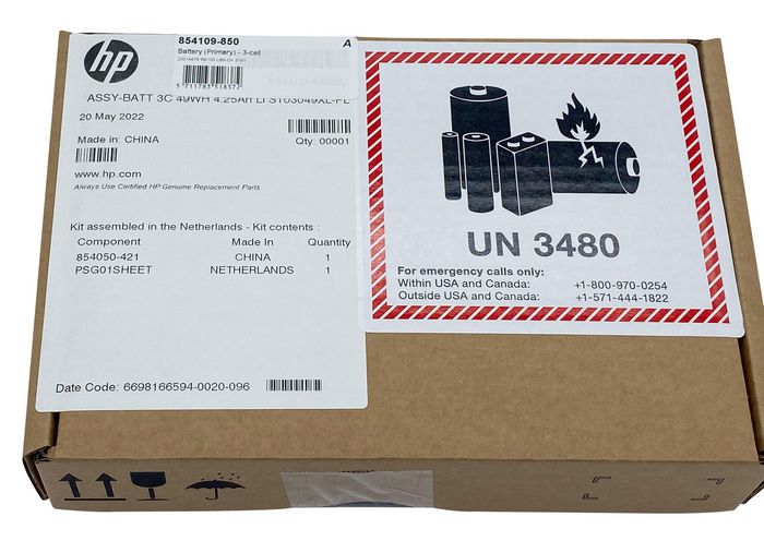 HP Batterie 3 Cellules 49Wh 4250mAh