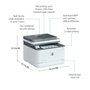 HP LaserJet Pro 3002dn - Imprimante laser monochrome réseau avec recto-verso automatique et connectivité sans fil - Jusqu'à 33 ppm