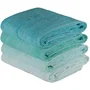 Ensemble de 4 serviettes de bain Vert menthe - 70 x 140 cm