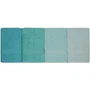 Ensemble de 4 serviettes de bain Vert menthe - 70 x 140 cm