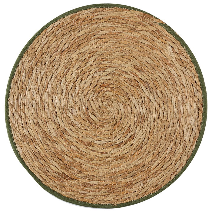 Home Deco Factory Set de table rond tressé 38 cm MIRAGE