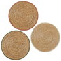 Home Deco Factory Set de table rond tressé 38 cm MIRAGE