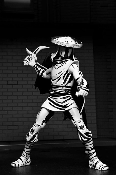Teenage Mutant Ninja Turtles figurine Elite Foot Ninja Guard Black & White 18 cm