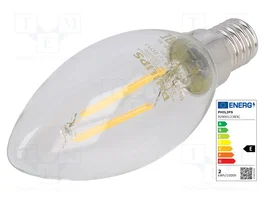 PHILIPS Lampe LED E14 blanc ambiant
